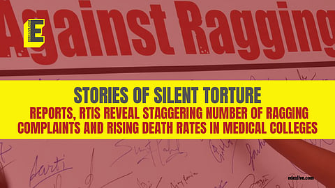 Increase in number of ragging complaints and rising death rates in medical colleges