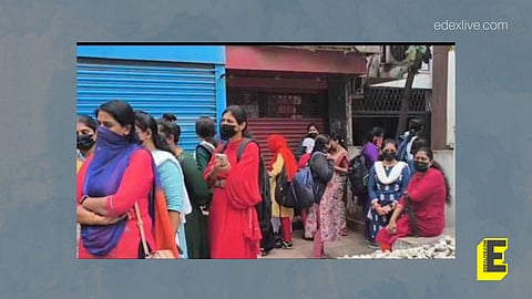 Students protesting 