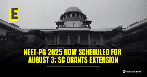 NEET-PG 2025: Supreme Court allows NBEMS to postpone exam to August 3