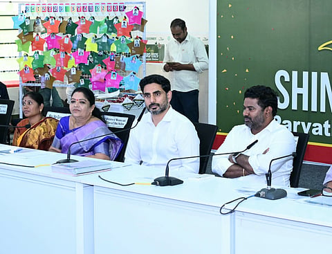 Nara Lokesh at the event