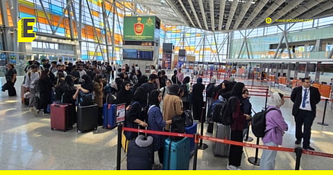 Evacuation in progress