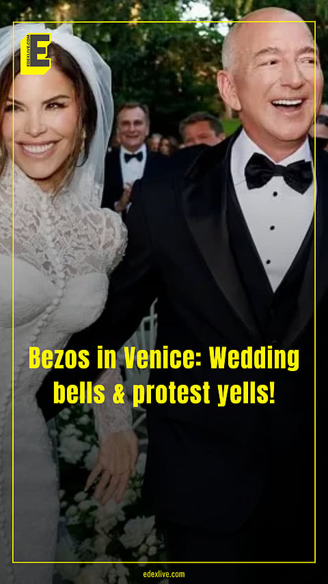 Bezos in Venice: Wedding bells & protest yells!