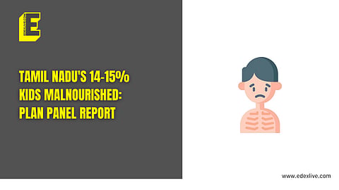 Malnourished children in Tamil Nadu