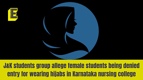 Hijab-wearing female students barred from classes in Karnataka nursing college?