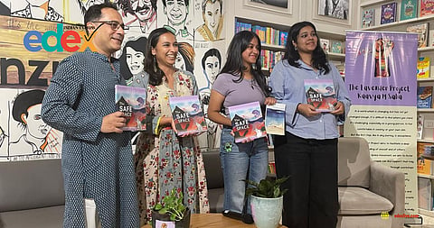 Kaavya Mukherjee Saha at an event for her book Safe Spaces
