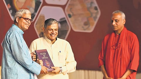 Mananiya Sri Dattatreya Hosabale at an event held at Amrita University in Coimbatore on Friday 