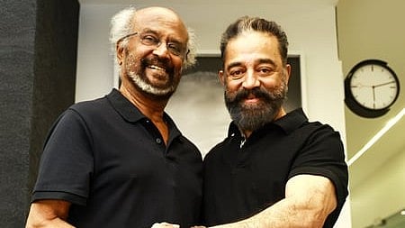 Kamal Haasan and Rajinikanth 