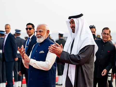 "Pleased to meet PM Modi, committed to fostering economic growth": UAE President concludes 3-hour India visit