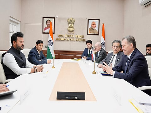 Ram Mohan Naidu discusses sustainable fuel, air mobility cooperation with French minister