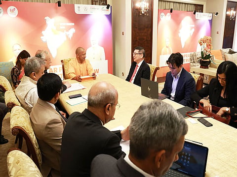 CM Yogi meets GIC CEO, Tamsek chairman during Singapore visit 