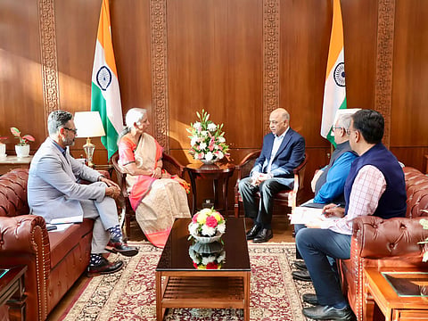 Nirmala Sitharaman, IBM CEO Arvind Krishna discuss AI skilling and tech growth