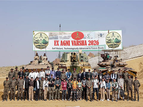 Indian Army conducts Exercise Agni Varsha; demonstrates integrated combat power in desert sector
