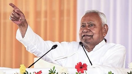 Nitish Kumar at Patna University​ (Photo: IANS)