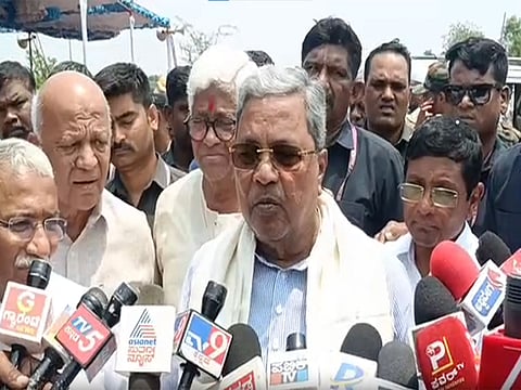 Pictured: Karnataka CM Siddaramaiah