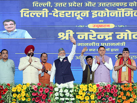 "Progress with nature, culture": PM Modi inaugurates ₹12,000 crore Delhi-Dehradun Economic Corridor