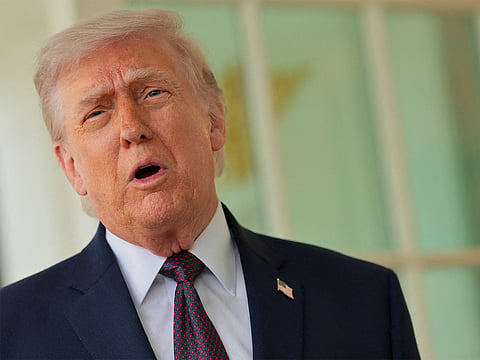 Trump warns Iran, says Tehran cannot "blackmail" US over Strait of Hormuz