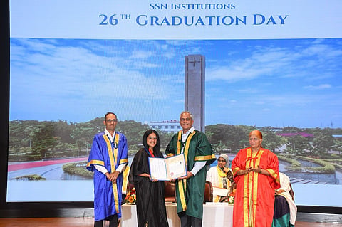 SSN College of Engineering holds 26th graduation day, 959 students receive degrees