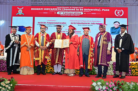 27th Convocation ceremony conducted at Bharati Vidyapeeth Deemed University
