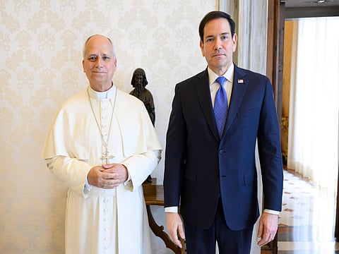 Marco Rubio discusses West Asia situation with Pope Leo XIV 