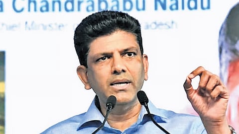Union Minister of State for Rural Development and Communications Pemmasani Chandrasekhar.