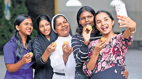 A video call with friends, and sweets with headmistress Sr Lovely PK, were how the students of St Mary’s CGHSS celebrated their success in the SSLC exams after the results were announced on Friday.