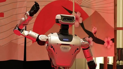 Humanoid robots showcase precision skills in Japan