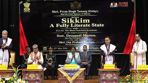 Union Minister Jyotiraditya Scindia congratulates Sikkim on being declared fully literate under ULLAS