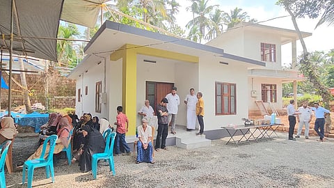 One of the four houses constructed by the teacher couple in Kannur.