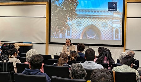 Acharya Prashant brings Ishavasya Upanishad discourse to Oxford