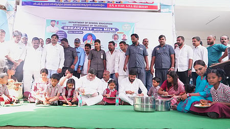 Telangana launches breakfast scheme for students as new academic year begins