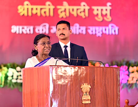 Be job creators, not seekers: President Droupadi Murmu tells tribal university graduates
