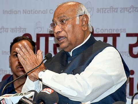 "Clinging to his chair": Kharge attacks Dharmendra Pradhan's recent remarks against NEET paper leak protests