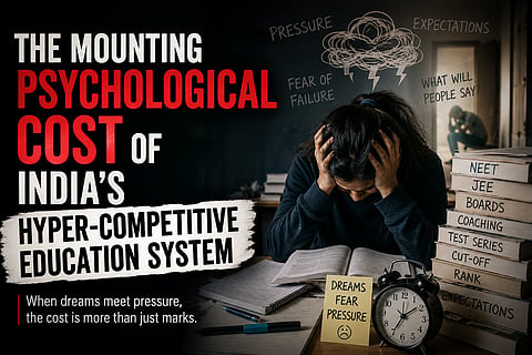 The mounting psychological cost of India's hyper-competitive education system