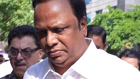 Mumbai: Minister of Cultural Affairs of Maharashtra Ashish Shelar at the funeral of Indian film producer and former Central Board of Film Certification (CBFC) chairperson Pahlaj Nihalani in Mumbai on Friday, June 5, 2026. (Photo: IANS)
