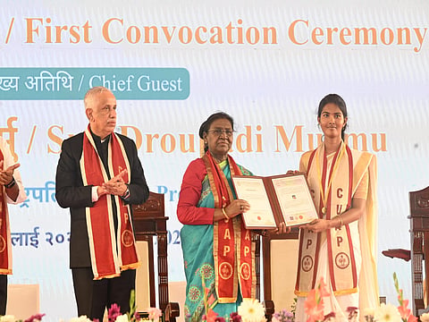 President Murmu attends first convocation ceremony of Central University of Andhra Pradesh