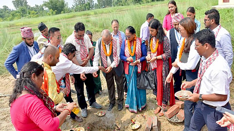 Foundation stone laid for school building in eastern Nepal under India's HICDP assistance