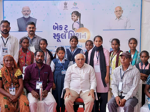 Gujarat CM holds interaction with students of Banaskantha under 'Back to School Mission' initiative