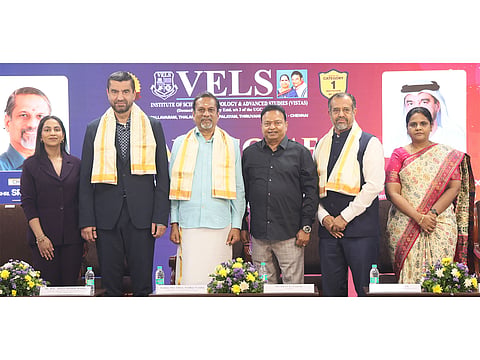 Zoho's Sridhar Vembu inaugurates VELS' AI integrated vertical campus in Chennai