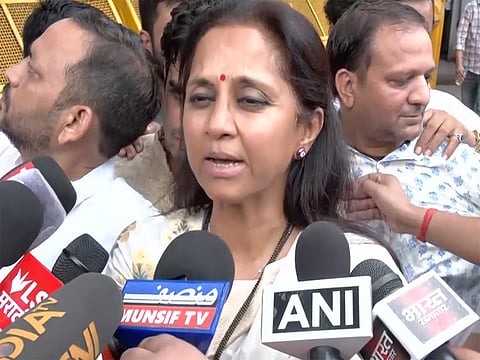 NCP (SP) MP Supriya Sule visits Sonam Wangchuk at Jantar Mantar, says "will fight in Parliament" for NEET students