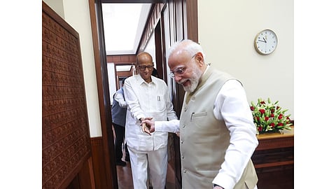 Sharad Pawar, Supriya Sule meet PM Modi; raise NEET leak issue