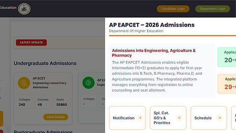 AP EAMCET Web Options 2026