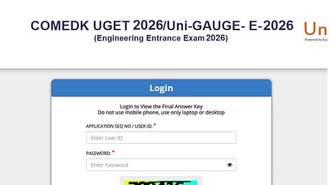 COMEDK round 1 choice filling 2026 login portal
