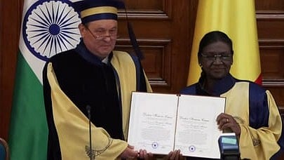 Romanian university confers Honorary Doctorate on President Murmu