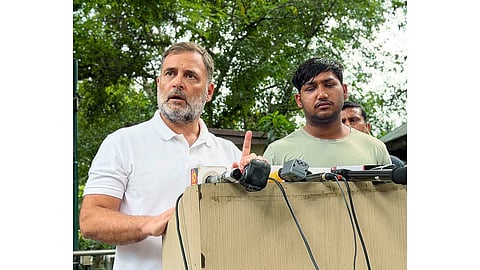 This is "brutality" of Modi govt where students receive pellets instead of justice: Rahul Gandhi