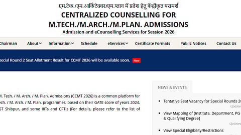 CCMT Special Round 2 Seat Allotment Result 2026