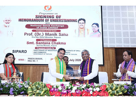Tripura signs three MoUs with NSE to promote financial literacy and investment ecosystem
