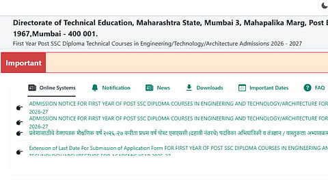 DTE Maharashtra CAP Round 3 Result 2026