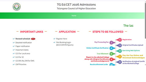 TG EDCET Counselling 2026 Dates