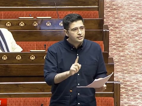 "Students' movement not for comeback of any flop political party": Raghav Chadha alleges Congress of politicising NEET paper leak