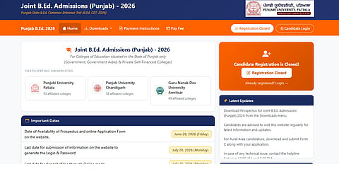 Punjab BEd Answer Key 2026